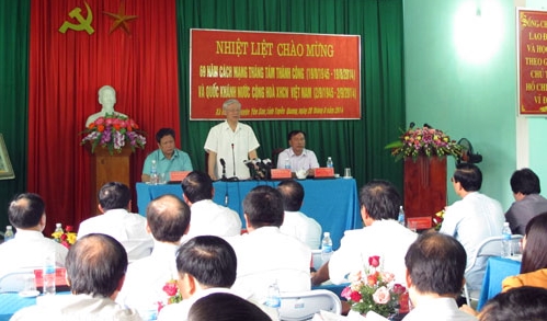 KPV-Generalsekretär Nguyen Phu Trong: Provinz Tuyen Quang soll seine Stärke weiter fördern